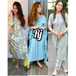 3 full stitched dress combo 81010